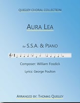 Aura Lea SSA choral sheet music cover